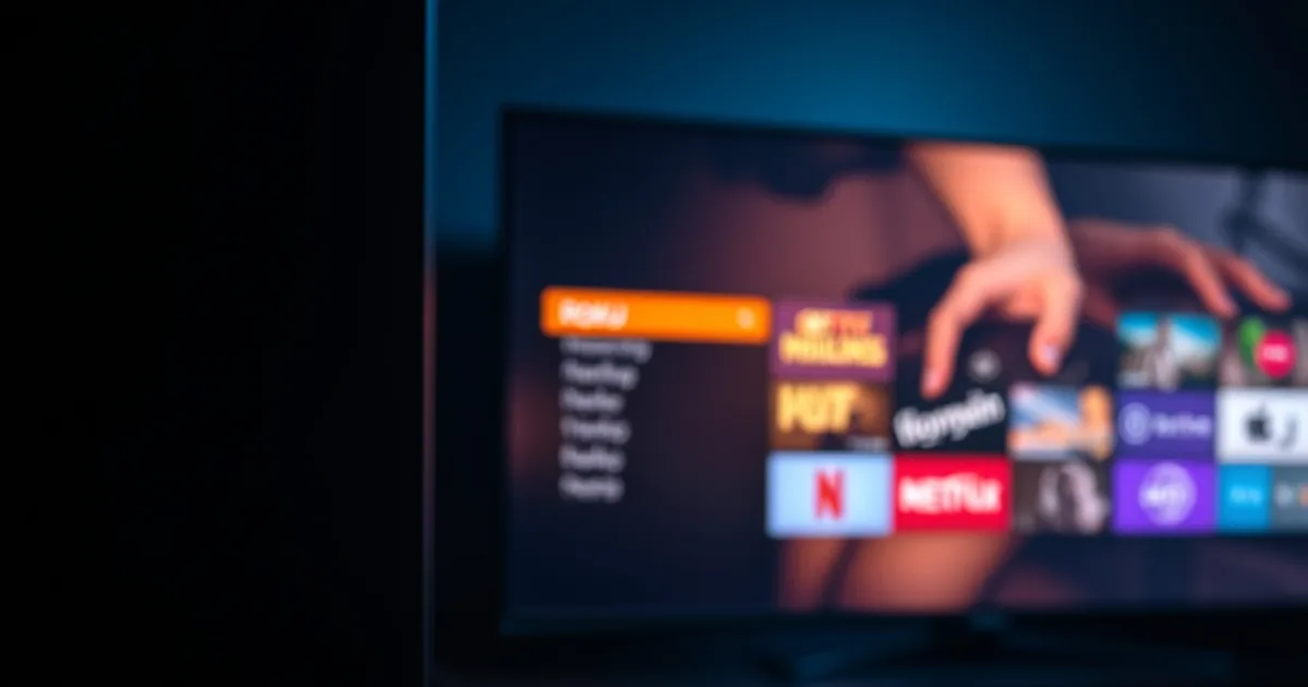 A dim, disconnected Roku streaming stick beside a glowing Fire TV Stick on a dark home theater shelf, illustrating the contrast between a locked and an open streaming platform.